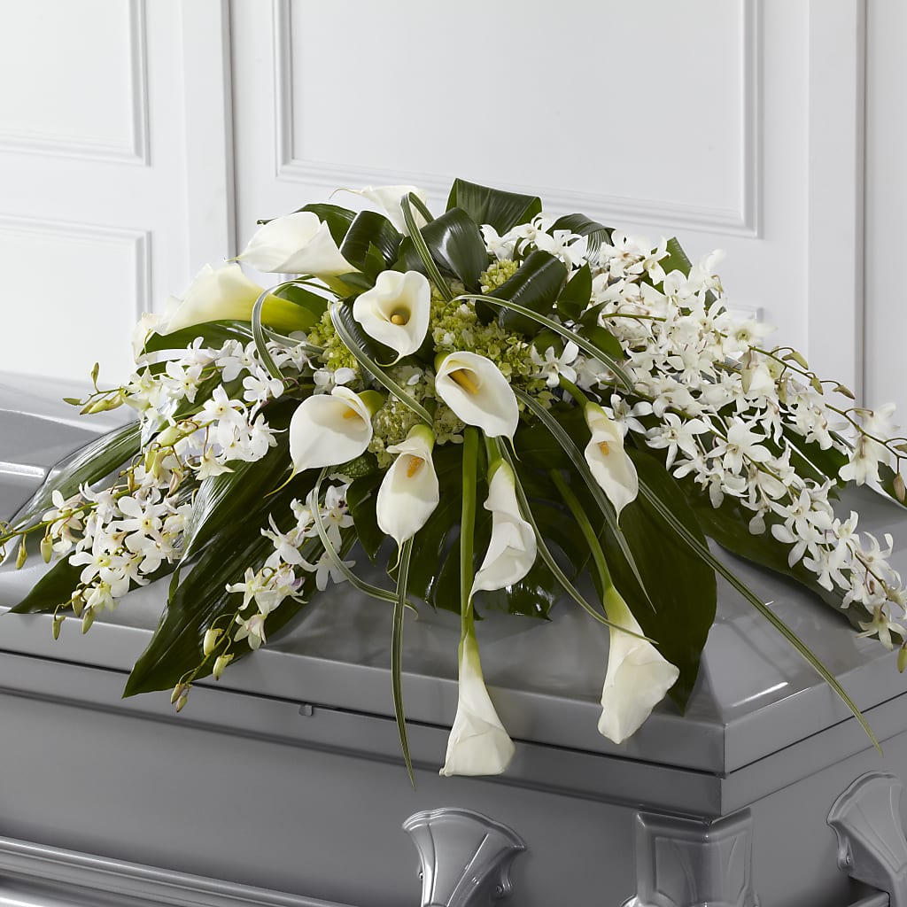 Angel Wings Casket Spray – TOWN CENTER FLORIST & GIFTS INC, Orlando FL