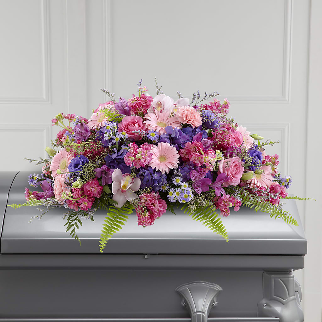 Glorious Garden Casket Spray – TOWN CENTER FLORIST & GIFTS INC, Orlando FL