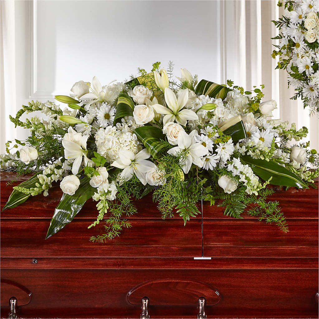 Abundance Casket Spray – TOWN CENTER FLORIST & GIFTS INC, Orlando FL