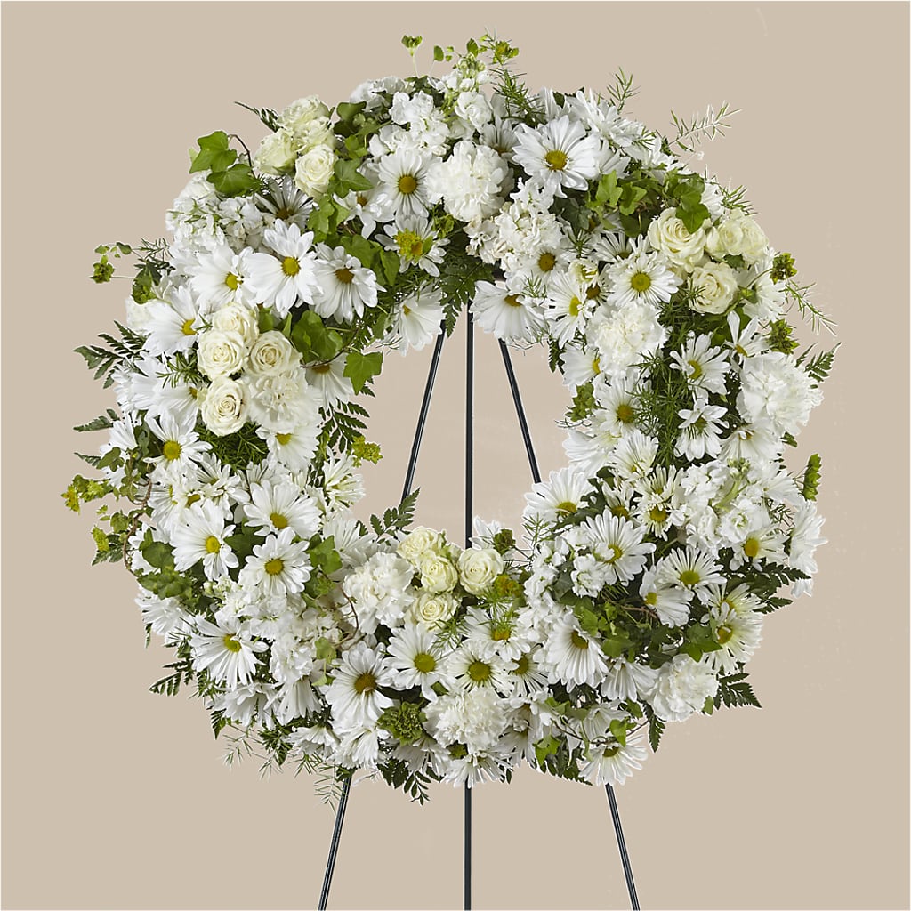 Faithful Wishes Wreath – TOWN CENTER FLORIST & GIFTS INC, Orlando FL