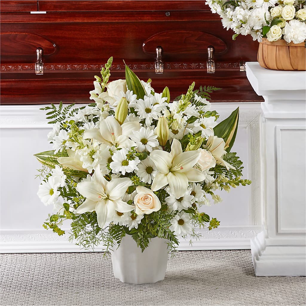Thoughts of Tranquility Floor Basket – TOWN CENTER FLORIST & GIFTS INC, Orlando FL