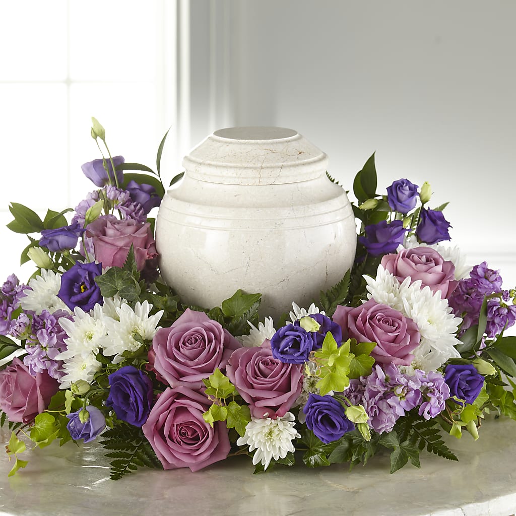 Blooming Sympathy Cremation Adornment – TOWN CENTER FLORIST & GIFTS INC, Orlando FL