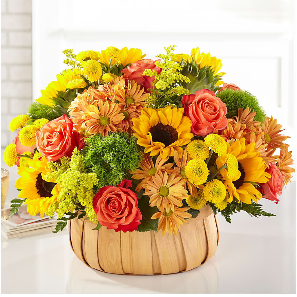 Harvest Sunflower Basket – TOWN CENTER FLORIST & GIFTS INC, Orlando FL