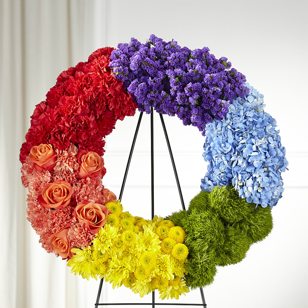 Circle of Love Wreath – TOWN CENTER FLORIST & GIFTS INC, Orlando FL