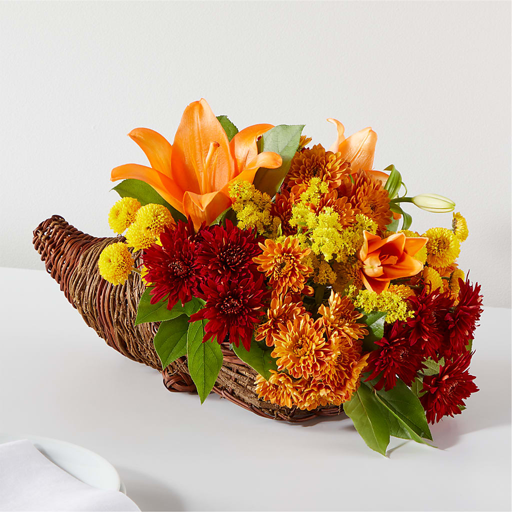 Bouquet of Blessings Cornucopia – TOWN CENTER FLORIST & GIFTS INC, Orlando FL