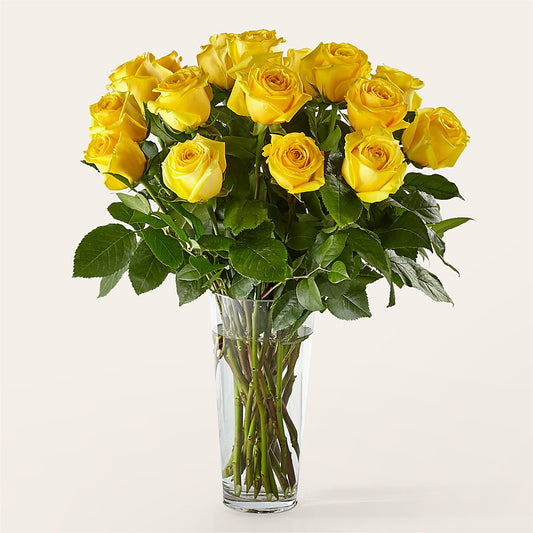 Long Stem Yellow Rose Bouquet – TOWN CENTER FLORIST & GIFTS INC, Orlando FL