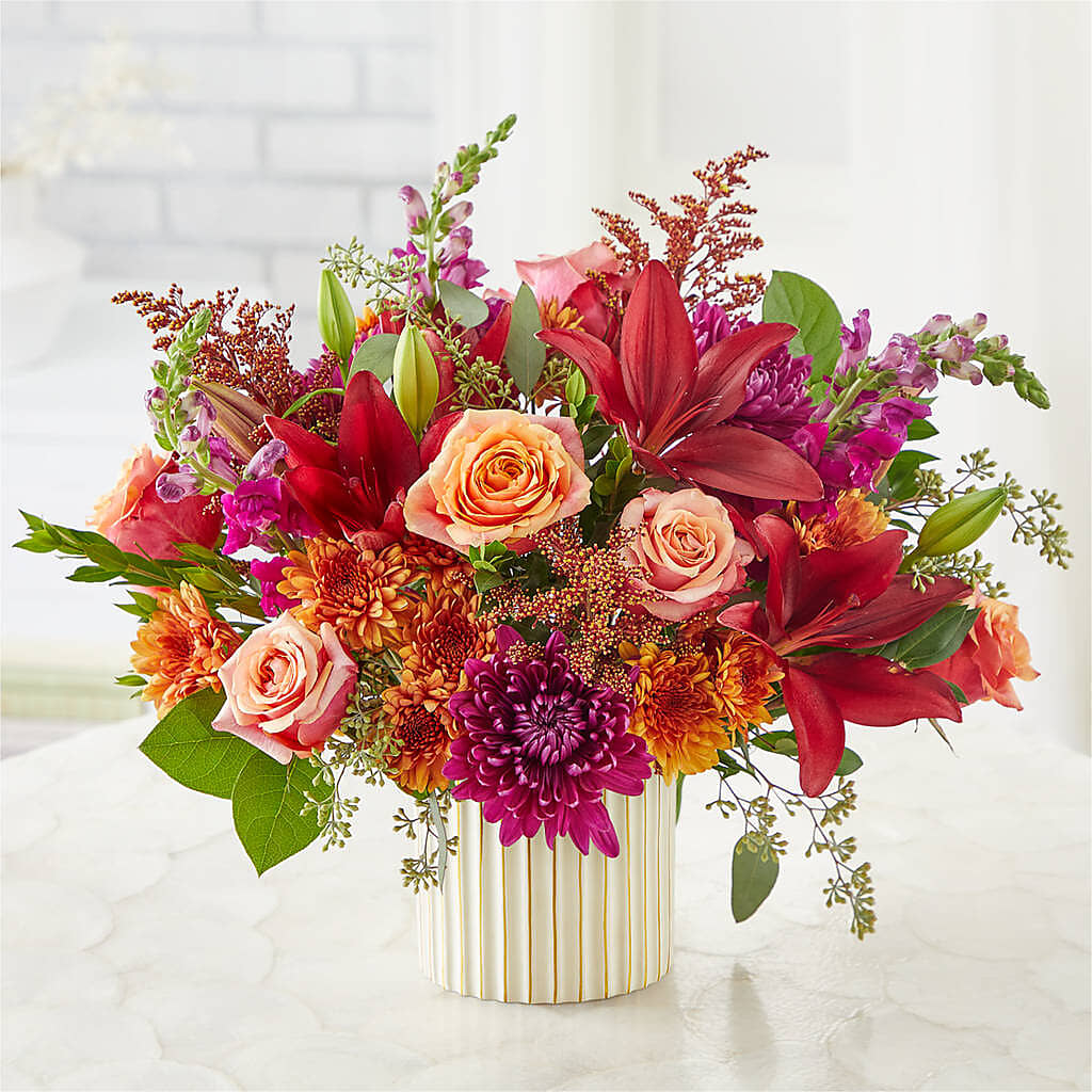Burgundy Landscape Bouquet – TOWN CENTER FLORIST & GIFTS INC, Orlando FL