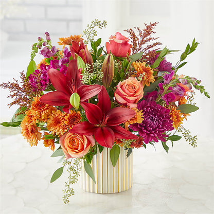 Burgundy Landscape Bouquet – TOWN CENTER FLORIST & GIFTS INC, Orlando FL