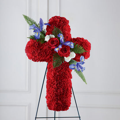 Faithful Hero Floral Cross – TOWN CENTER FLORIST & GIFTS INC, Orlando FL