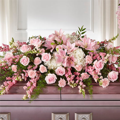 Life & Remembrance Casket Spray – TOWN CENTER FLORIST & GIFTS INC, Orlando FL