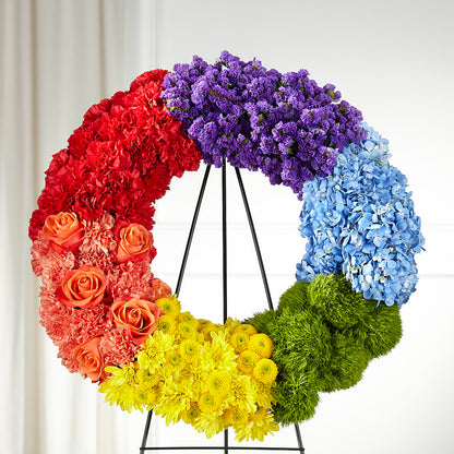 Circle of Love Wreath – TOWN CENTER FLORIST & GIFTS INC, Orlando FL