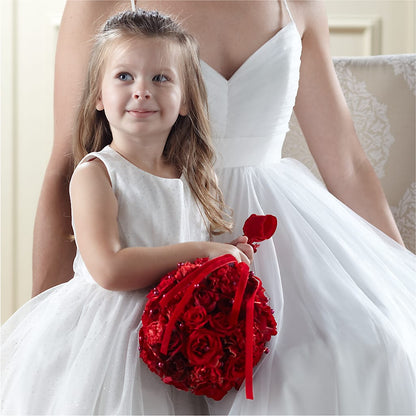 Pure at Heart Flower Girl Arrangement – TOWN CENTER FLORIST & GIFTS INC, Orlando FL